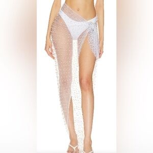 Beach Bunny Sin City Sarong in White